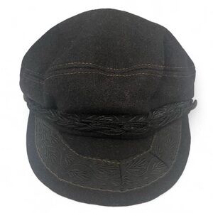 Dorfman Pacific Vintage Authentic Greek Fisherman’s Wool/Nylon Black Cap
